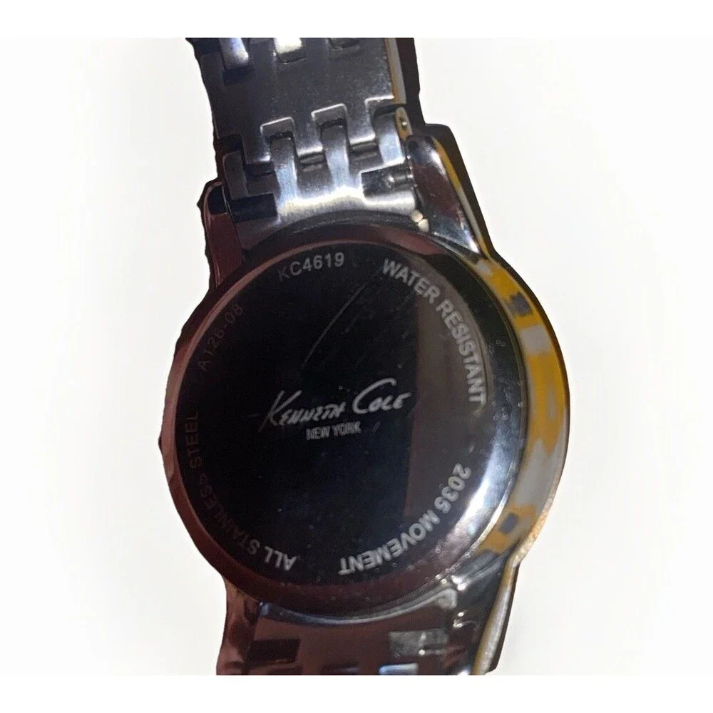 Kenneth Cole New York 4619 Ladies Women’s Watch Rose Gold Two Tone New Battery